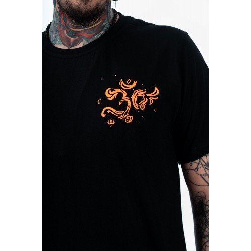 AUM NAMAH SHIVAYA UV Glow Unisex T-Shirt (Orange)