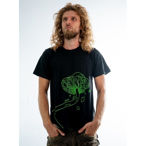 Magic Mushrooms UV Glow Psychedelic UNISEX T-Shirt