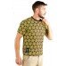 Hexagon Flower Short Tshirt. (Yelllow)