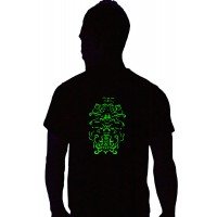 TRIBESMEN Glow in the Dark Tribal Men's T-Shirt