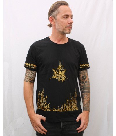 BALANCE Energies Men's Psychedelic T-shirt (GOLD).
