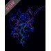 Tentacles UV + Glow in Dark Psychedelic Men's T-Shirt