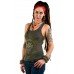 GANESHA Mantra UV Glow Psy Women's Cotton Tank Top