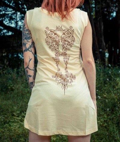 SHIVA SHAKTI Women's Psy Cotton Dress
