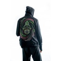 Hare Krishna Reversible Jacket with Hood